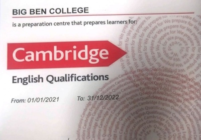 New Cambridge English certification